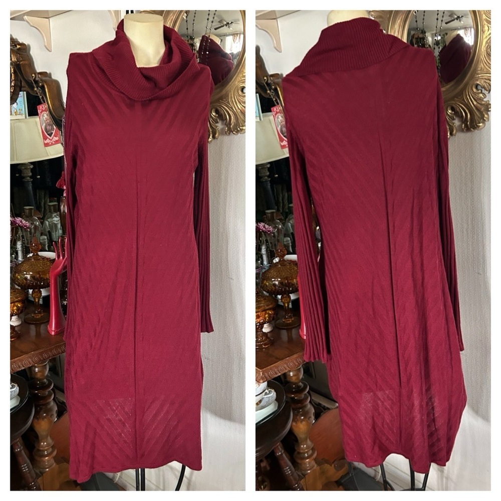 Rust Sweater Dress - Picture 8 of 8